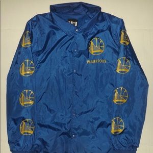 Warriors graphics windbreaker
